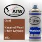 Preview: Opel, Karamel Pearl Effekt Metallic, 493: 400ml Sprühdose, von ATW Autoteile West.